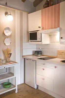 Una cocina o zona de cocina en Casa Jardín