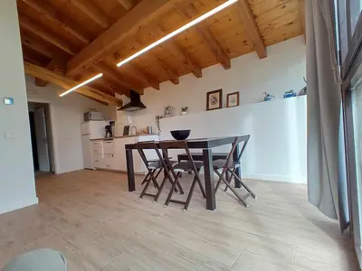 Una cocina o zona de cocina en Mokorroko Borda Hostal Rural