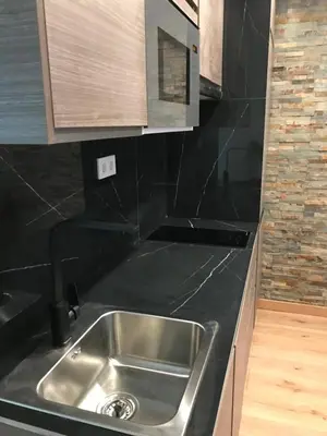 Una cocina o zona de cocina en APARTAMENTO EN CANFRANC ESTACION