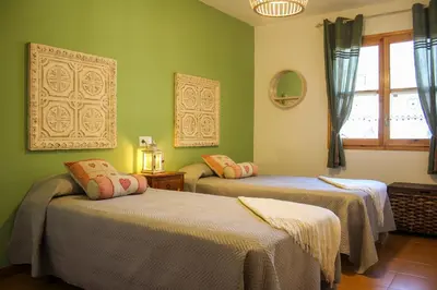 Cama o camas de una habitación en Apartament Montsent