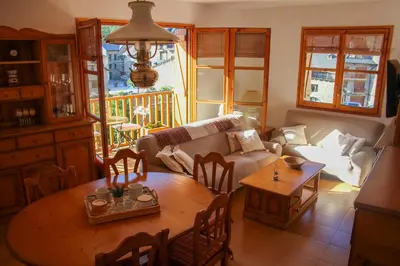 Zona de estar de Apartament Montsent
