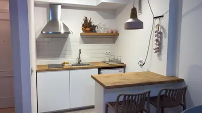 Una cocina o zona de cocina en El Canfranero
