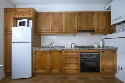 Una cocina o zona de cocina en LA GINESTA 1, Apartaments de munyanya