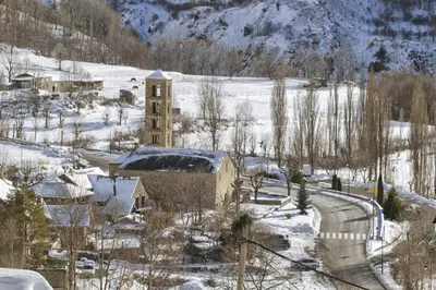 LA GINESTA 1, Apartaments de munyanya en invierno