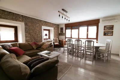Zona de estar de Casa Aldabe