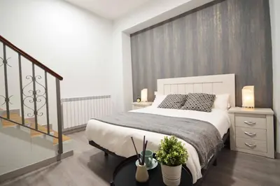 Cama o camas de una habitación en Apartamento Encanto Tarazona