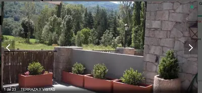 Jardín al aire libre en Apartamento Rincon del cielo