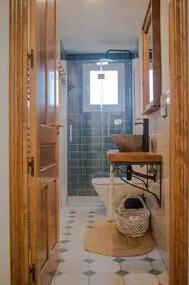 Un baño de Casa rural Biota