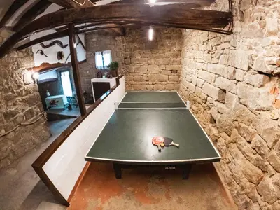 Sala de juegos en Casa Rural Cal Xamora