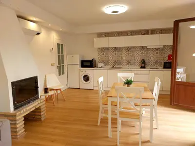 Una cocina o zona de cocina en B&B Apartamentos La Atalaya