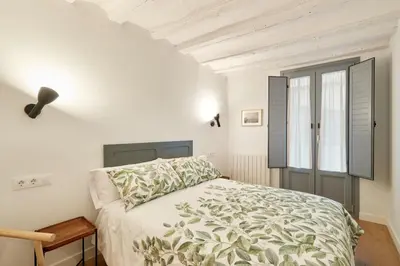 Cama o camas de una habitación en Santo Andía by Clabao