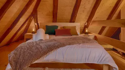 Cama o camas de una habitación en Saplan Real Estate VILAMOS