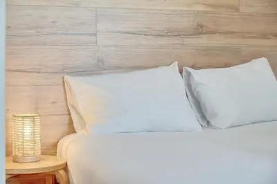 Cama o camas de una habitación en Atalaya sobre el Casco Antiguo by clabao