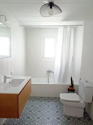 Un baño de Cal Pigat