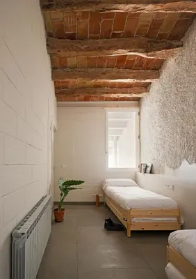 Cama o camas de una habitación en Ca la Francesa