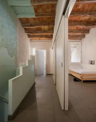 Cama o camas de una habitación en Ca la Francesa