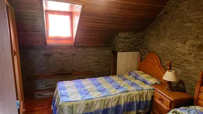 Cama o camas de una habitación en Les Llucanes