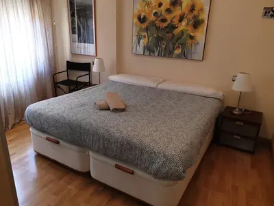 Cama o camas de una habitación en Quintanar Jaca