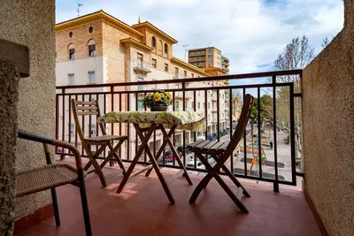 Un balcón o terraza de Apartamento turístico Parque Borja
