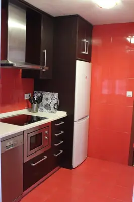 Una cocina o zona de cocina en El Refugio