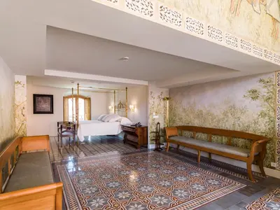 Zona de estar de Hospedium Hotel Palacio La Lozana