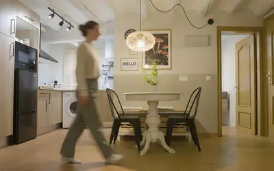 Una cocina o zona de cocina en Apartamento Tarazona Centro