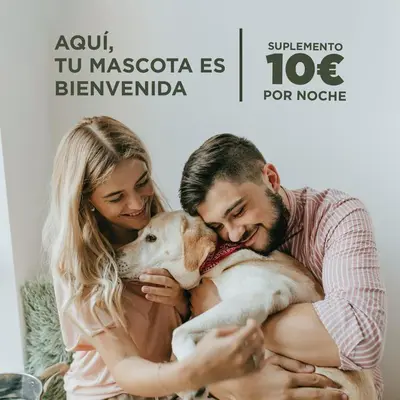 Mascotas con sus dueños en Apartamento Tarazona Centro