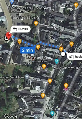 Plano de Apartamento tranquilo Vielha Centro con Parking Gratuito