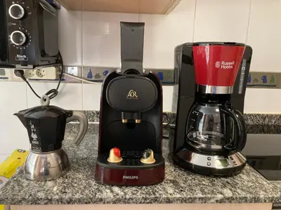 Utensilios para hacer té y café en Apartamento tranquilo Vielha Centro con Parking Gratuito