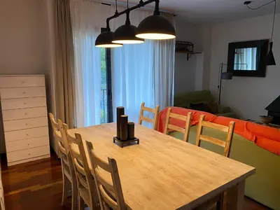 Zona de estar de Apartamento tranquilo Vielha Centro con Parking Gratuito