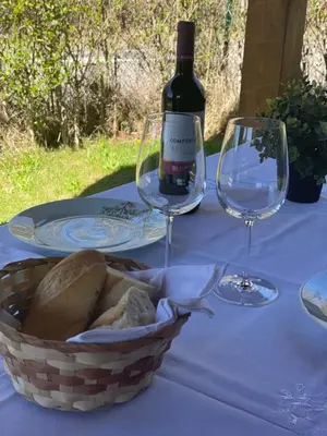 Comida en o cerca de este chalet de montaña