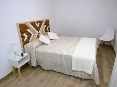 Cama o camas de una habitación en Apartamento Casa Roda