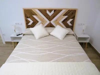 Cama o camas de una habitación en Apartamento Casa Roda