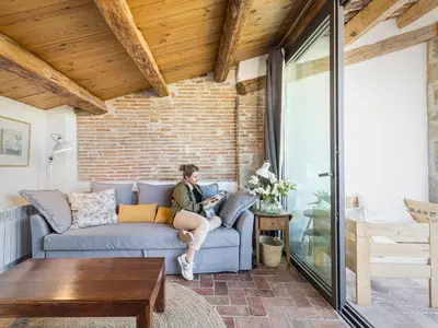 Zona de estar de Cal Rellotger de Solsona