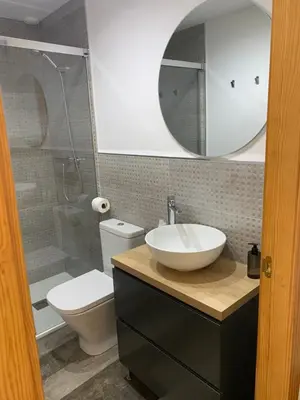 Un baño de Apartamento Rural 2 Casa Bergua