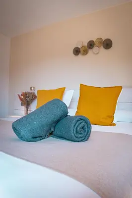 Cama o camas de una habitación en Hotel Mas Mariassa