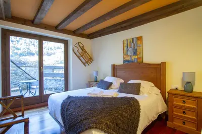 Cama o camas de una habitación en Saplan Real Estate BARICAUBA