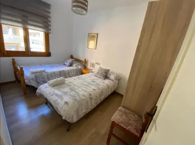 Cama o camas de una habitación en Sant Jordi 2