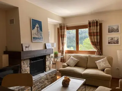 Zona de estar de Apartamento un dormitorio Los Altos de Escarrilla, FORMIGAL-PANTICOSA