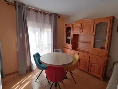 Una cocina o zona de cocina en Apartamento para 6 personas en Barbastro