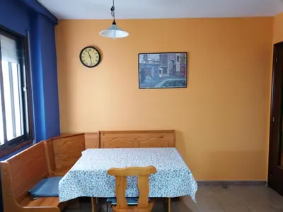 Zona de estar de Apartamento para 6 personas en Barbastro