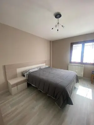 Cama o camas de una habitación en APARTAMENTO TURIETO (BROTO-ORDESA)