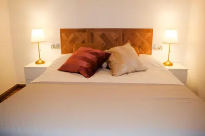 Cama o camas de una habitación en Apartamenticos Torrenueva I