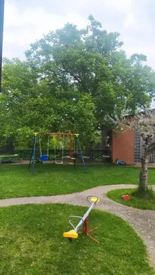 Zona de juegos infantil en Casa Rural Tejedor