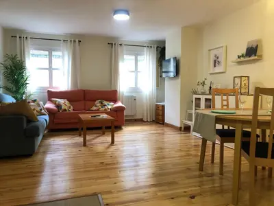 Zona de estar de Apartamento Pinsapo Canfranc-Estación