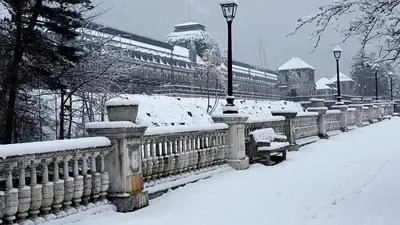Apartamento Pinsapo Canfranc-Estación en invierno