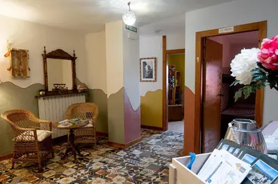 Zona de estar de Albergue de peregrinos en CIRAUQUI - CASA MARALOTX Camino de Santiago