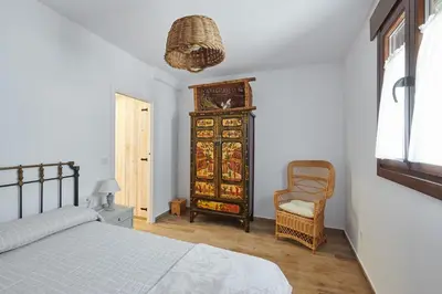 Cama o camas de una habitación en Casa A'Pajera