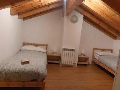 Cama o camas de una habitación en Pico Argualas