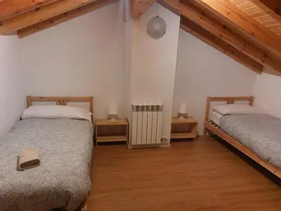 Cama o camas de una habitación en Pico Argualas